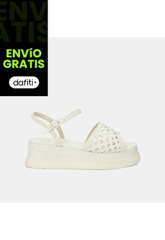 Sandalias Para Mujer Bata Blanco Bata