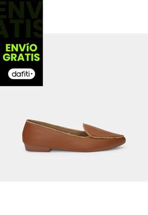 Baleta Para Mujer Bata Beige Gina'S Puntuda