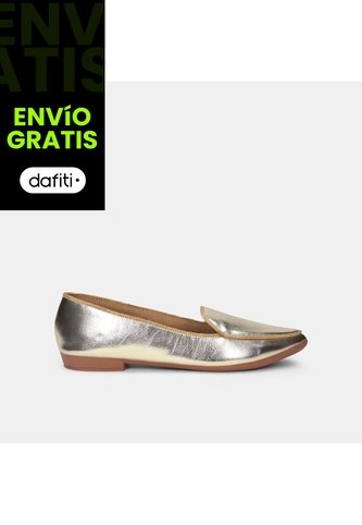 Baleta Para Mujer Bata Beige Gina'S Puntuda Bata