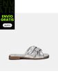 Sandalia Para Mujer Bata Plata Mila de Bata