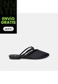 Baleta Para Mujer Bata Negro Gina'S Puntuda de Bata