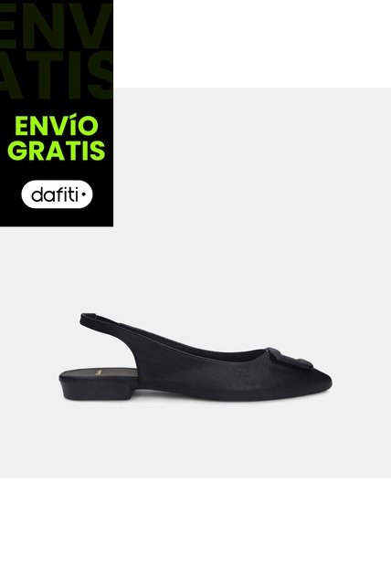 Baleta Para Mujer Bata Negro Gina'S Puntuda