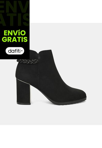 Botines Para Mujer Bata Negro Verni Bata