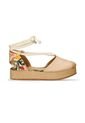Sandalias Beige Bata Gemma Mujer de Bata