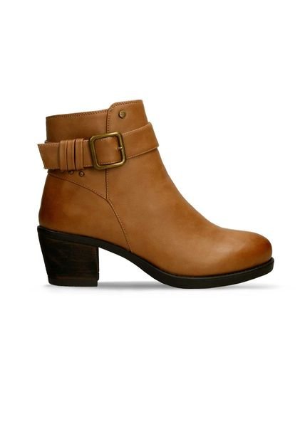 Botines Camel Bata Gloria New Paola Mujer