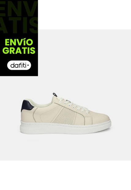 Tenis Para Hombre Bata Blanco Olaf Charlton