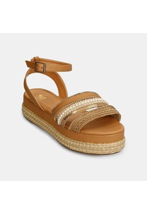 Sandalias Para Mujer Bata Camel Jorami