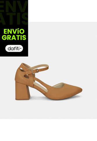 Tacones Para Mujer Bata Café Claro Bata