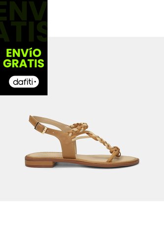 Sandalias Para Mujer Bata Café Claro Katherine Bata