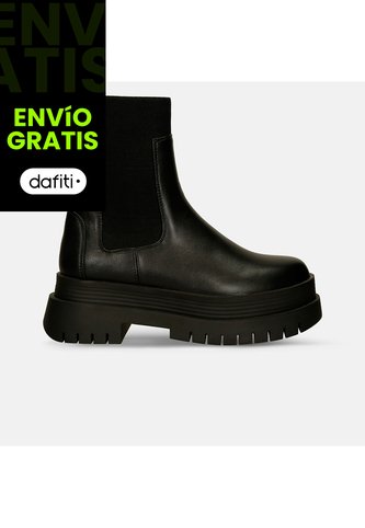 Botines Para Mujer Bata Negro Javi Snork Bata