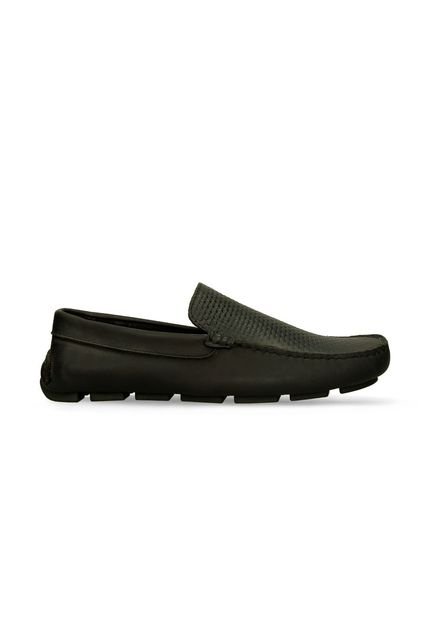 Mocasines Negro Bata Gorrion Moc Hombre