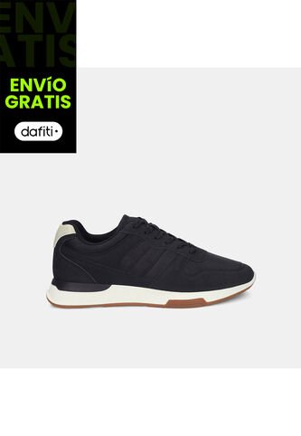 Tenis Para Hombre Bata Negro Omar Roldan Bata