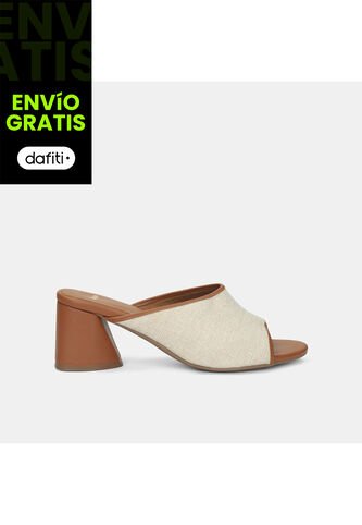 Sandalias Para Mujer Bata Almendra Bata