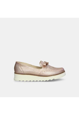 Mocasines Para Mujer Bata Dorado Jorun Bata