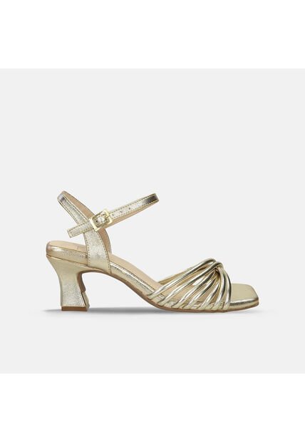 Sandalias Para Mujer Bata Champaña Kamelia