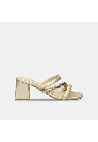 Sandalias Para Mujer Bata Champaña Katalin Bata