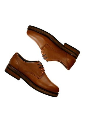 Zapatos Formales Miel Bata Felix Cor Hombre