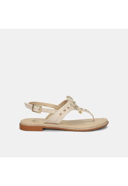 Sandalias Para Mujer Bata Beige Kimora