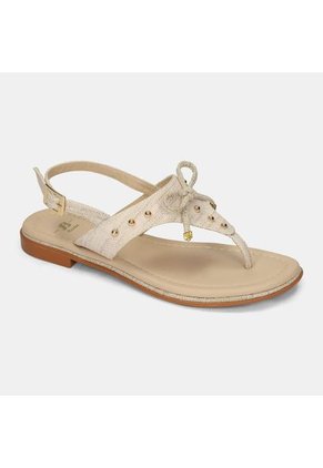 Sandalias Para Mujer Bata Beige Kimora