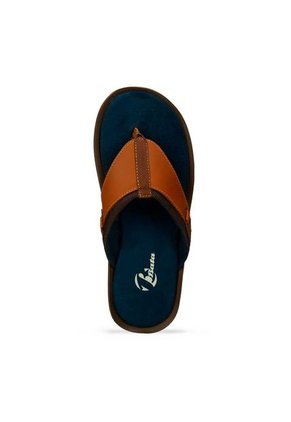 Sandalias Miel-Azul Bata Ferran Sandal Hombre