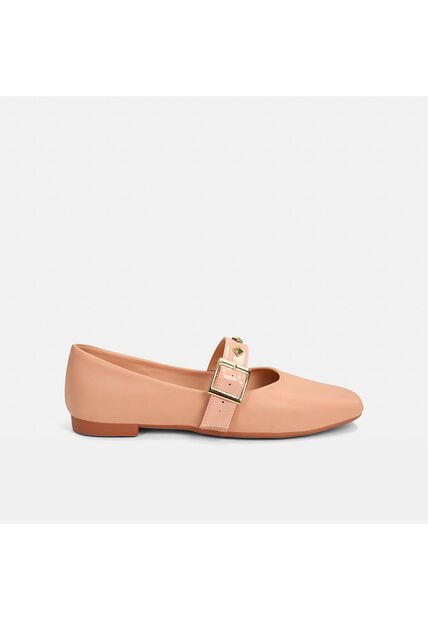 Baletas Para Mujer Bata Nude Kamila