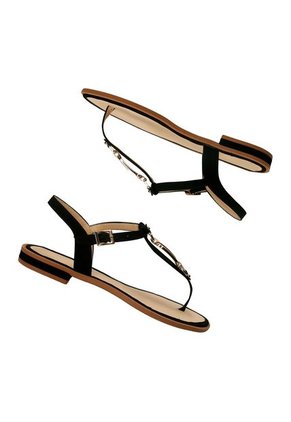 Sandalias Negro Bata Garu Mujer