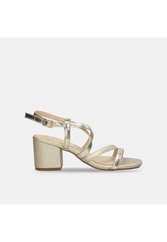 Sandalias Para Mujer Bata Dorado Jazael Bata