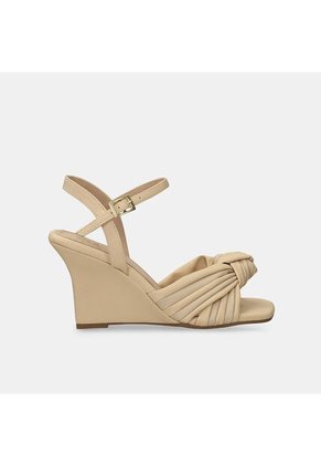 Sandalias Para Mujer Bata Beige Jexiel