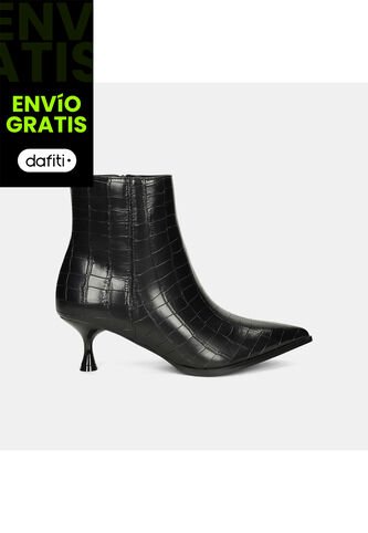 Botines Para Mujer Bata Negro Nurle Bata