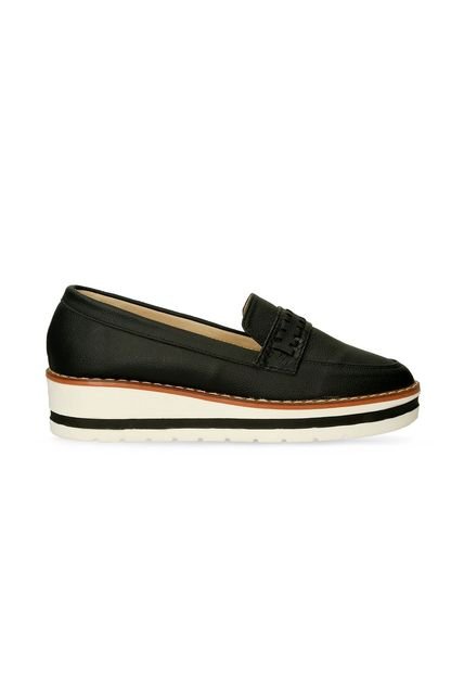 Mocasines Negro Bata Heliot Mujer