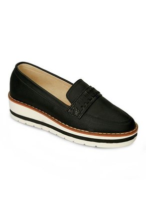 Mocasines Negro Bata Heliot Mujer