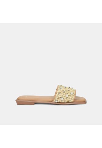 Sandalias Para Mujer Bata Café Claro Bata