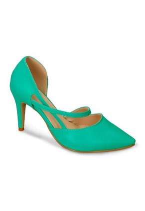 Tacones Verde Bata Hiwar Mujer