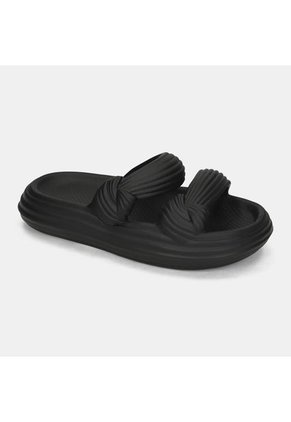 Pantufla Para Mujer Bata Negro Bata Luxe