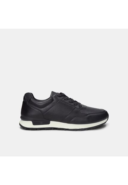 Tenis Para Hombre Bata Negro Perrie Casual