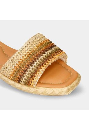 Sandalias Para Mujer Bata Dorado Jaquilyn