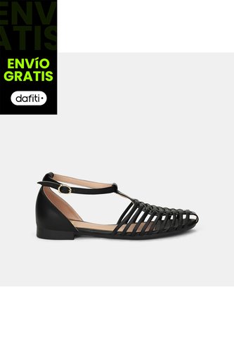 Baletas Para Mujer Bata Negro Bata