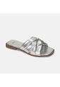 Sandalia Para Mujer Bata Plata Mila de Bata