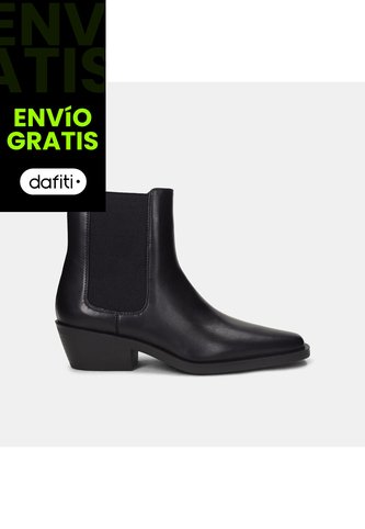 Botines Para Mujer Bata Negro Plymouth Winter Bata