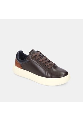 Tenis Para Hombre Bata Café Oscuro Perrie Casual