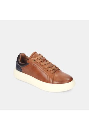 Tenis Para Hombre Bata Café Oscuro Perrie Casual