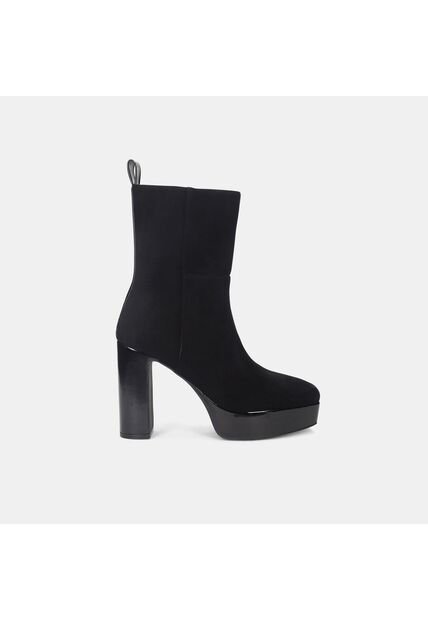 Botines Para Mujer Bata Negro Monica