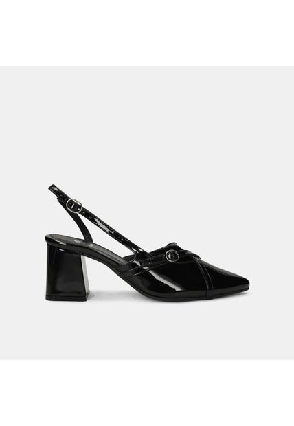 Tacones Para Mujer Bata Negro