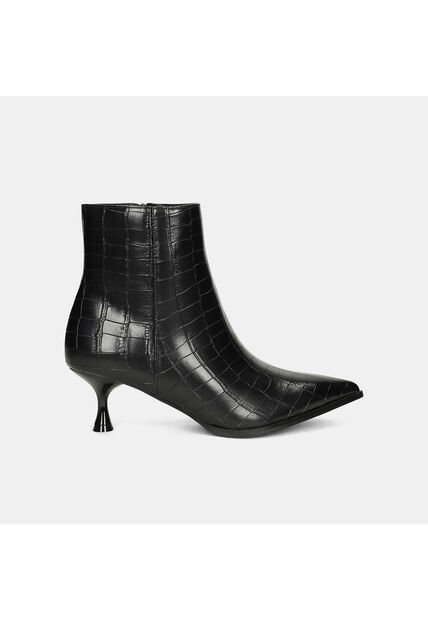 Botines Para Mujer Bata Negro Nurle
