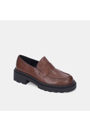 Mocasines Para Mujer Bata Negro New Martin Flat