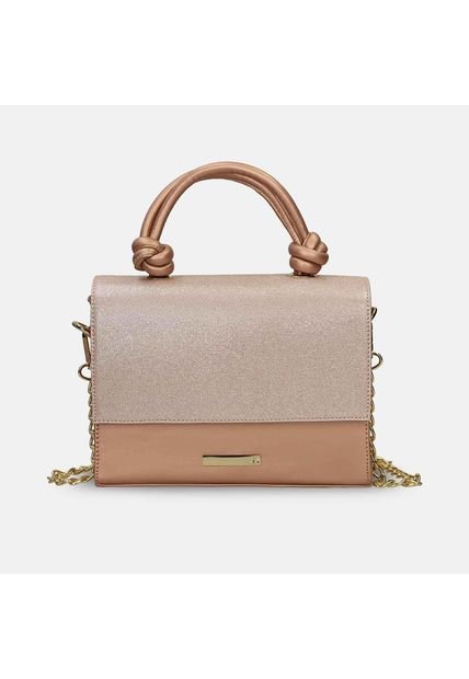 Cartera  Para Mujer Bata Oro Rosa Monsi