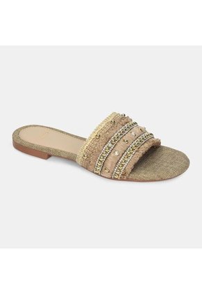 Sandalias Para Mujer Bata Café Claro
