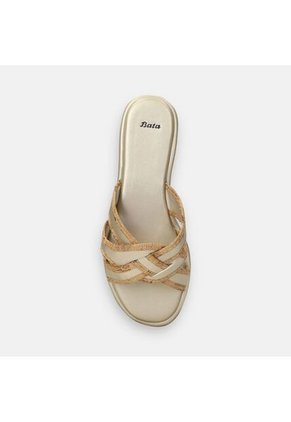 Sandalia Para Mujer Bata Almendra Maria