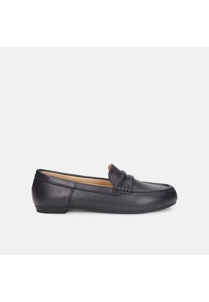 Mocasines Para Mujer Bata Negro Virginia