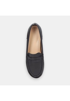 Mocasines Para Mujer Bata Negro Virginia